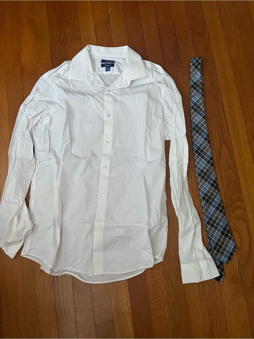 Men Dress tie and Shirt size large